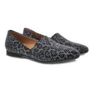DANSKO | leather grey leopard print flat | size 39